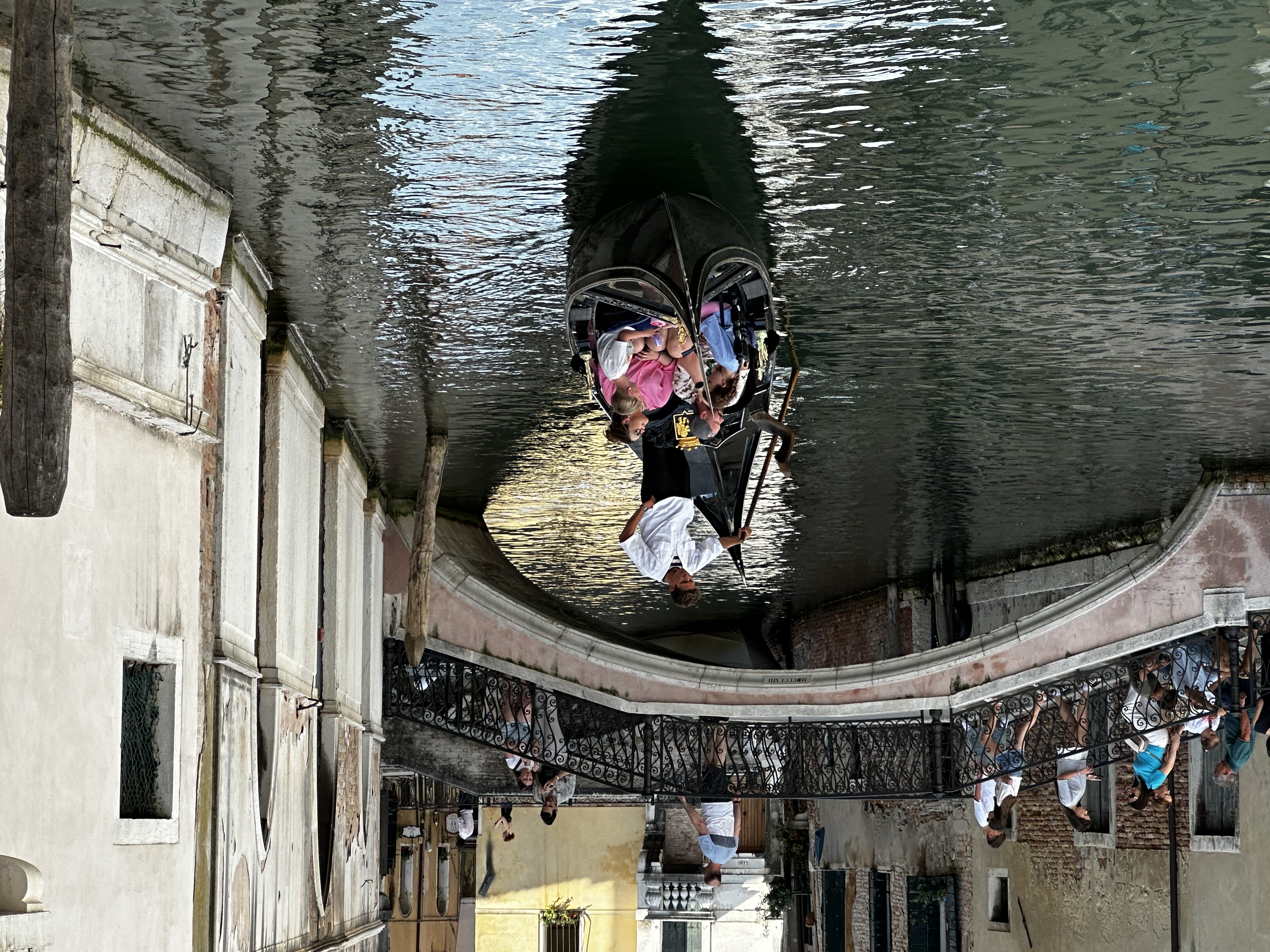 Gondolas in the canal