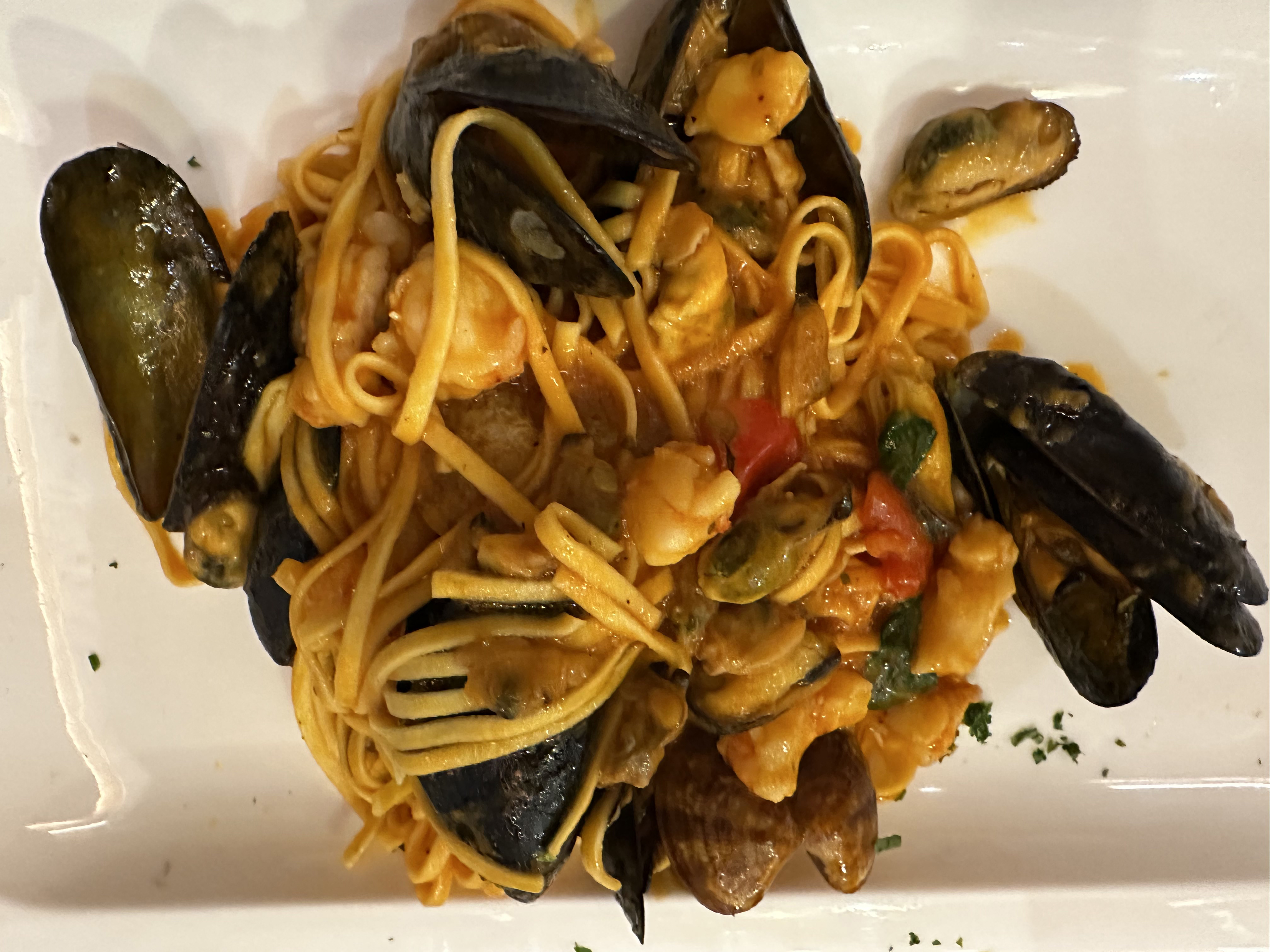 Seafood pasta